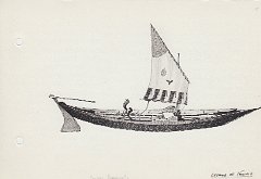 104-Laguna di Venezia - sandolino (col sentar) - da modellino del Museo Correr